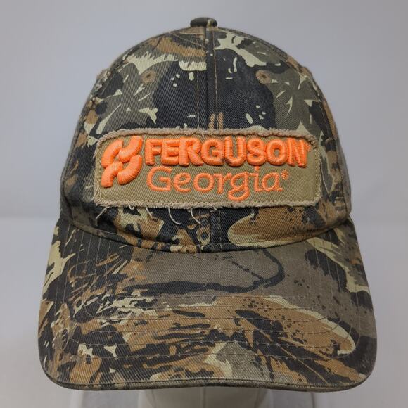 Ferguson Georgia Baseball Cap Multi One Size Adjustable Camo Atlanta Cap Company - Picture 2 of 9